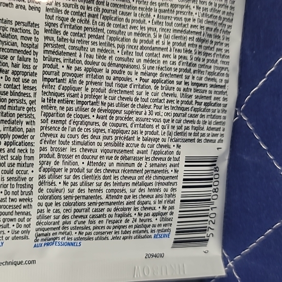 Loreal High Performance Quick Blue Powder Bleach - Picture 4 of 4